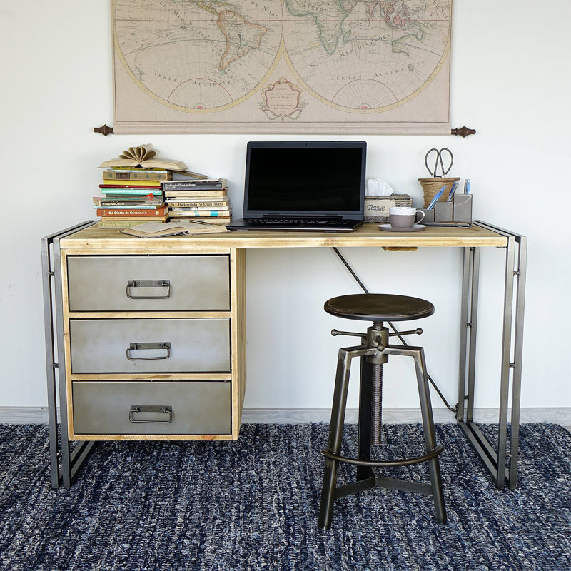 Millsap Solid Wood Computer Desk