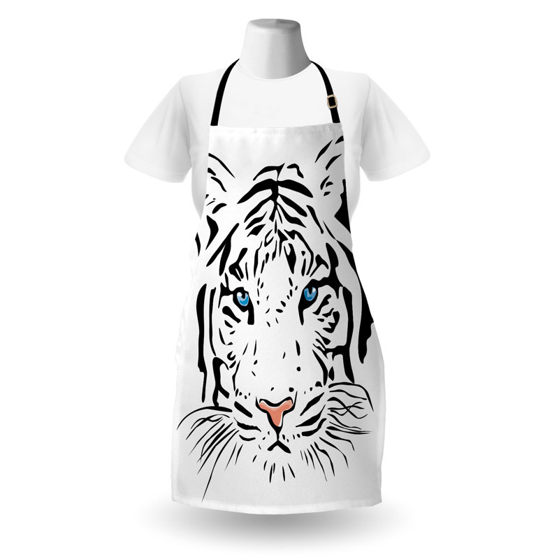 No Pattern Bib Apron