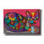 «Flower Cat» par Hello Angel, art mural sur toile-485460345
