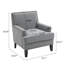 Upholstered Cotton Armchair