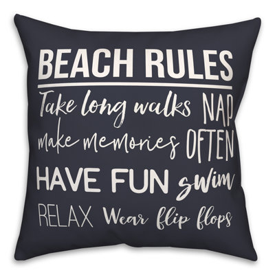 Outdoor Reversible Throw Pillow
