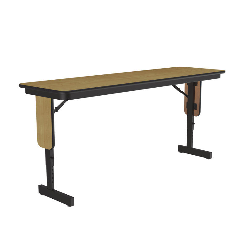 Table de formation à hauteur ajustable Seminaire, H 30 po x L 60 po x l 18 po, Érable fusion