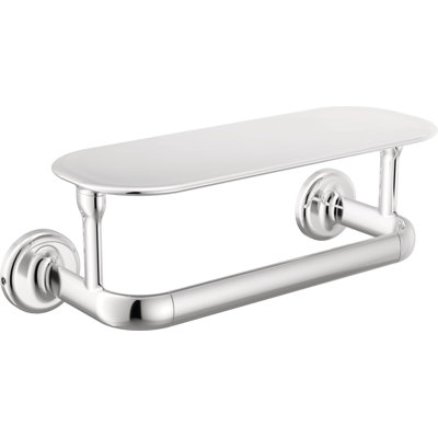 8" Towel Bar with Shelf