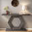 Ethereal 55.1" Farmhouse Wood Console Table-316320002