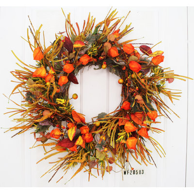 Handcrafted Faux Mixed Assortment Foam 24'' Wreath