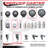 Thermoplastic Rubber Wheel Swivel Bolt Hole Caster
