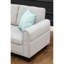 Chaise longue de 98 po de largeur avec coussins en lin gris, gaucher, rembourrés de mousse et dotés d'une conception moderne pour votre décor-578665158