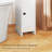 Bathroom Storage Cabinet Small Corner Floor Cabinet With Door And Adjustable Shelves Toilet Paper Holder Stand-1860845323