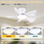 Ventilateur de plafond encastré à profil bas 32 po avec lumière et télécommande-649039910-649039934