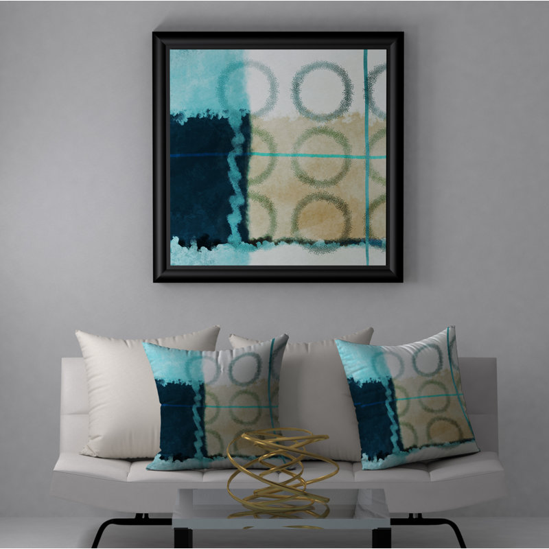 Housse de coussin carrée/insert, 18" x 18"