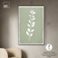 Art mural botanique Linen Leaf Screen II par Art Remedy-102538536-102538532