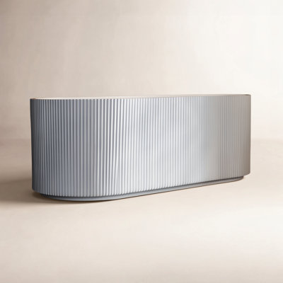 Eden 67" Freestanding Soaking Acrylic Bathtub