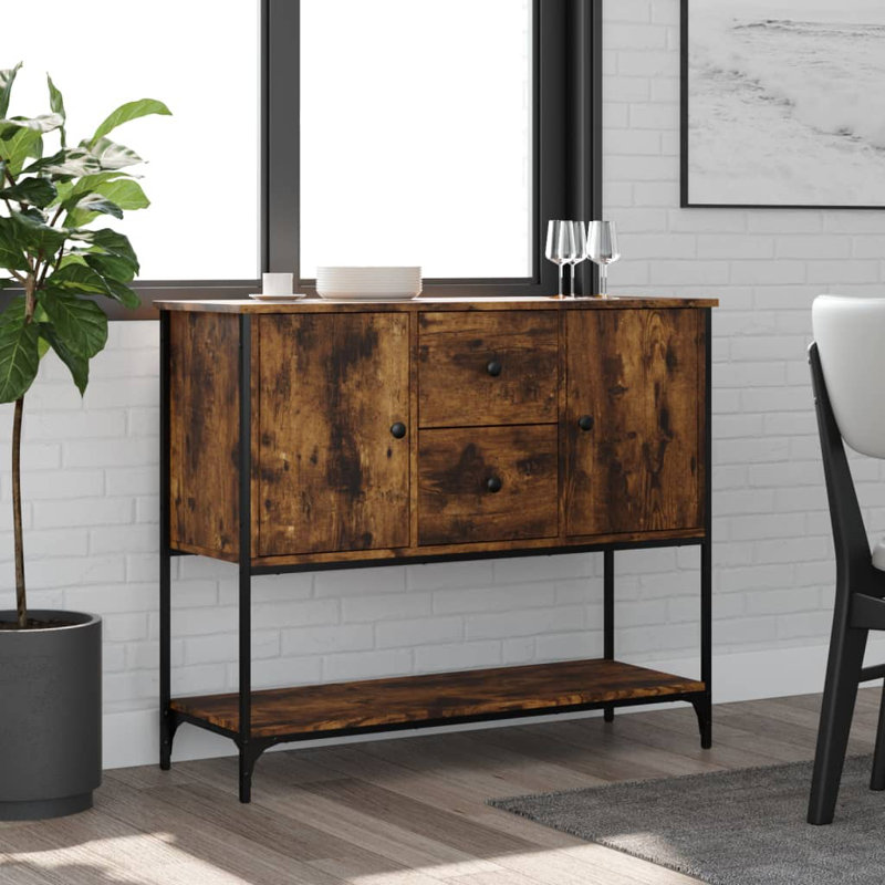 Muhlfeld 100cm Sideboard, Smoked Oak