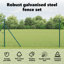 Vidaxl Chain Link Fence With Posts Steel-116797812-116797817