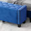 Banc de rangement rembourré en velours Maxxton-1781864039