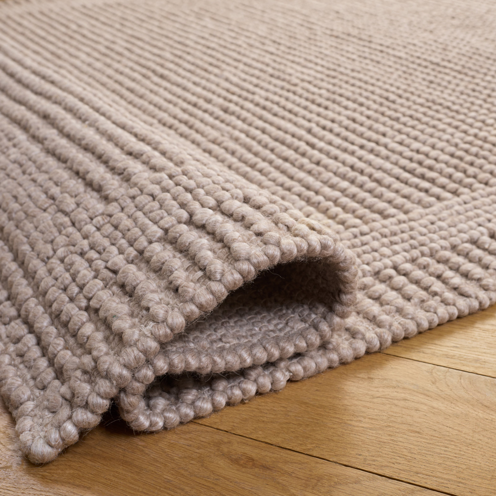 Hand-Woven Wool Rug, Rectangle 9' x 12'