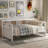 Modern Solid Wood Daybed, Multifunctional, Twin Size, White-1867373581