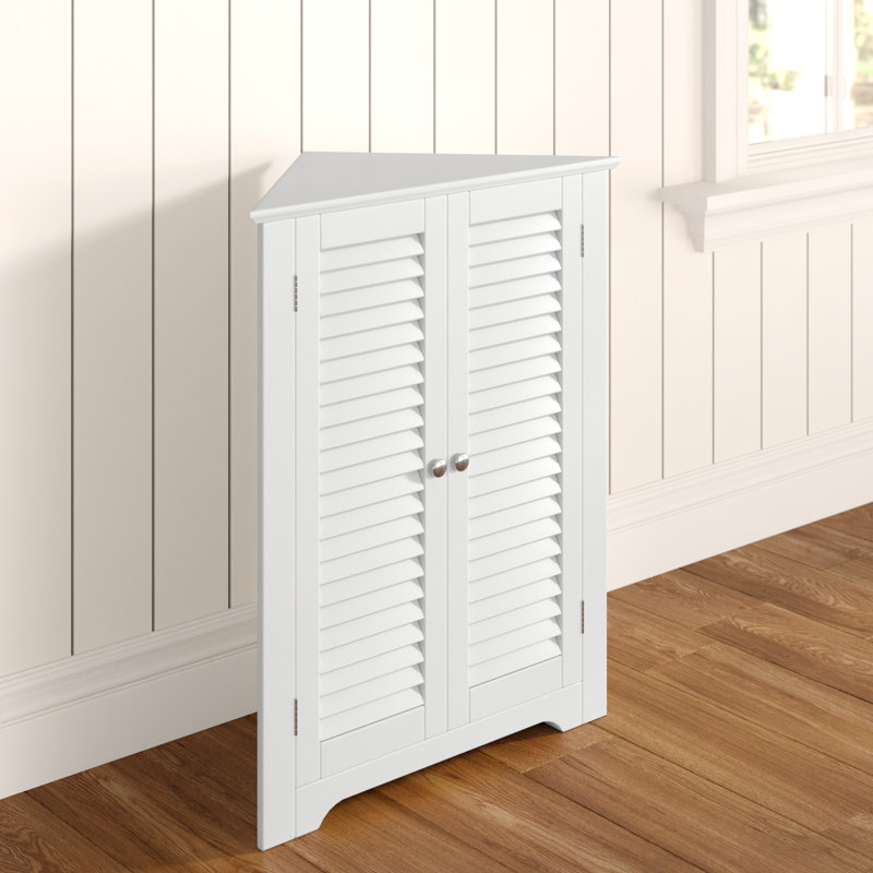 Odense MDF Bathroom Cabinet, White