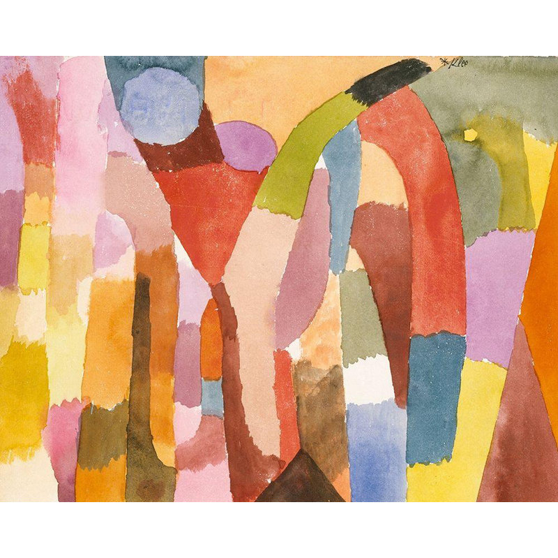 «Ivy Bronx Klee, Paul», reproduction d'art sur toile tendue à la galerie Paul, H 28 po x l 34 po