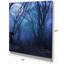 Reproduction de photo sur toile tendue, "dark night forest" , reproduction de photo à grande lune paysages-29503799