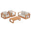 Ensemble de patio extérieur 4 pièces