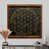 Toile avec cadre flottant brun