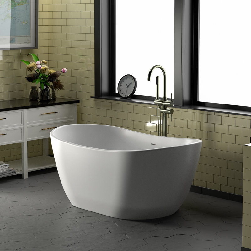 56'' x 32'' Soaking Resin Bathtub