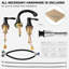Widespread 2-handle Bathroom Faucet with Drain Assembly-46773497