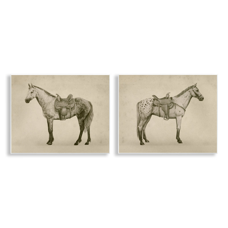 Ensemble de 2 plaques murales vintage, par Grace Popp
