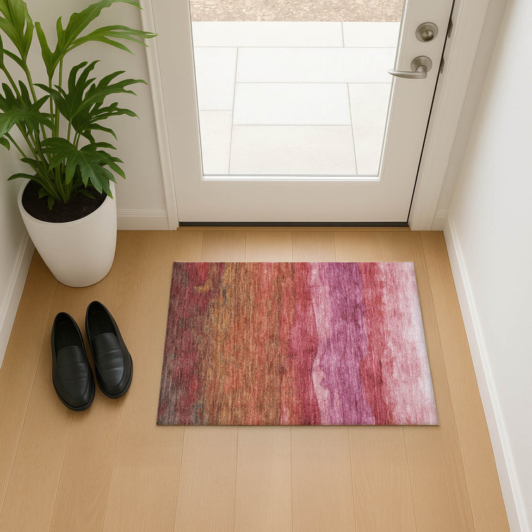 Premium Machine Washable Mehara AMF1699 Stripes Rug