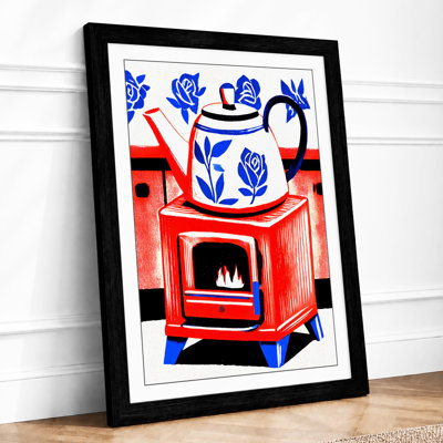 Stove And Pot Rustic - Print