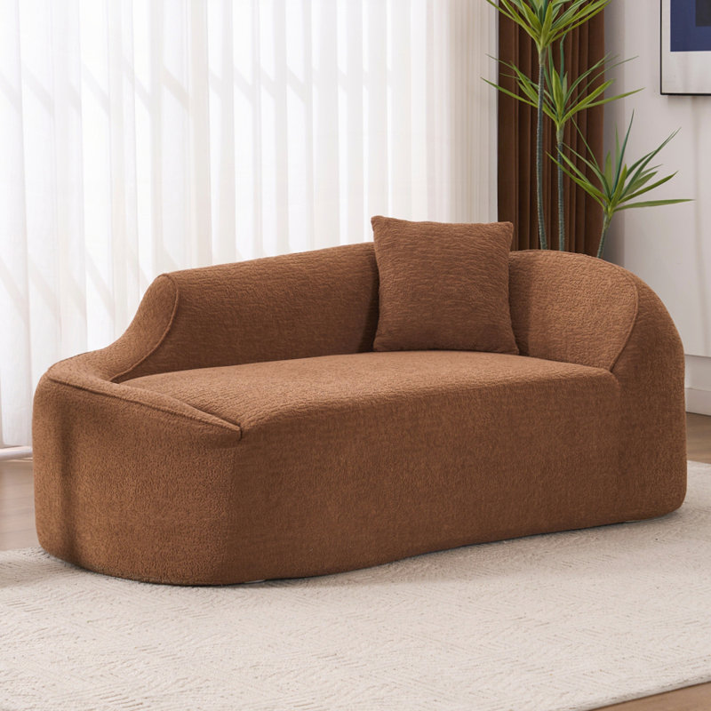 Les chaises longues en chenille avec un tissu doux et durable et une mobilité facile pour des appartements modernes et une détente confortable.