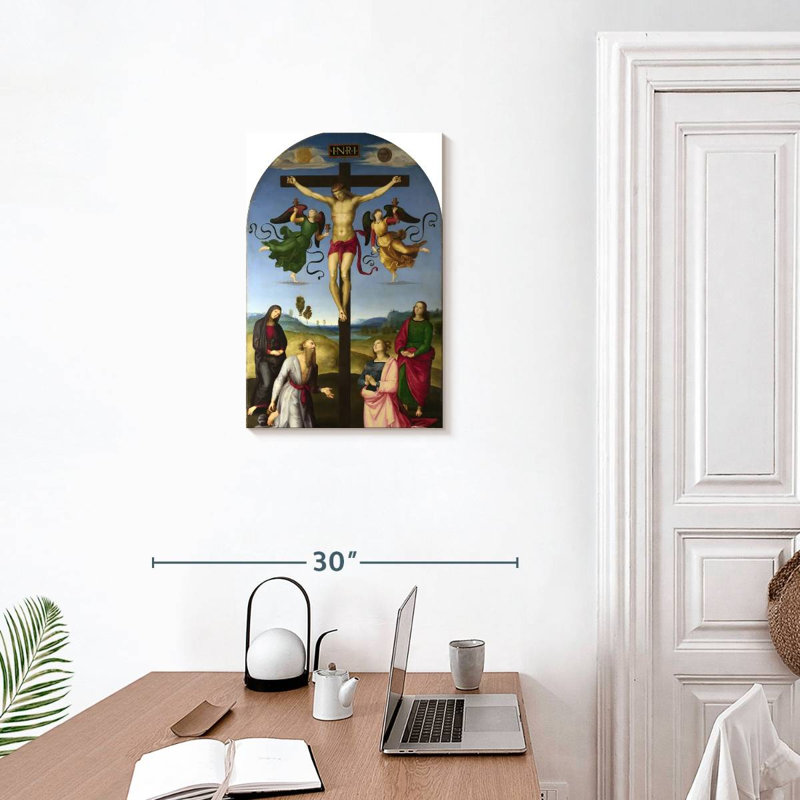 La crucifixion de Mond, H 24 po x l 16 po