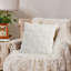 Cotton White Rectangular Backrest Cushion