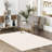 Pender Beige Striped Cotton Chenille Area Rug-572129411