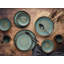 Creatable Nordic Fjord Green 30 Piece Dinnerware Set with Mug, Service for 6