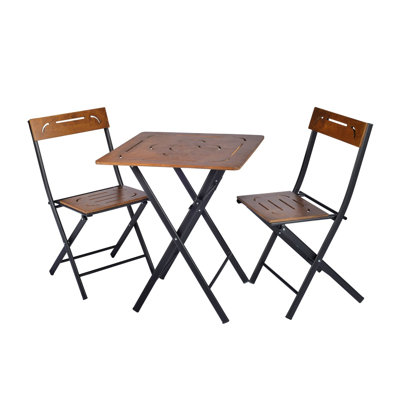 Kincannon 2 - Person Patio Dining Set with Square Table