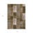 3' X 5' Ivory Patchwork Washable Indoor Outdoor Area Rug
