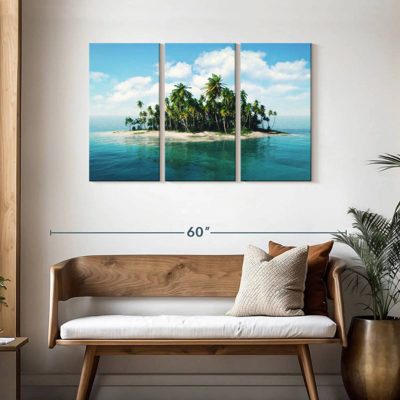 Gillard Ocean Island, 28" H x 45" W