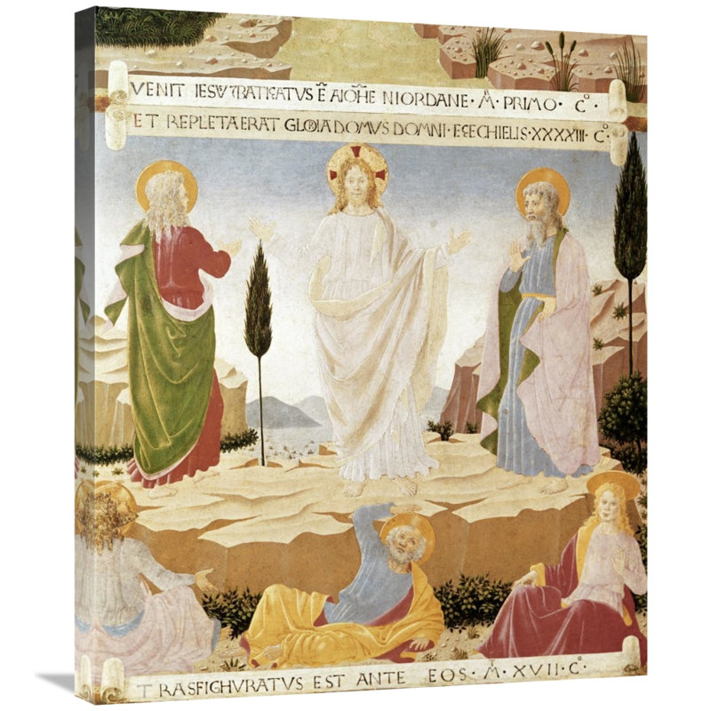 " Transfiguration " by Fra Angelico, 30" H x 25" W x 2" D