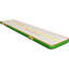 Tapis de gymnastique gonflable Balconera 5 m x 1 m x 10 cm, motif Noël rouge et vert, en PVC, avec pompe électrique