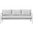 Berg Aluminum And Teak Patio Sofa