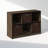 Furinno Cubic Multipurpose Clothing & Closet Storage Organizer Shelf with Bin Drawers, 6-Cube, Espresso/Brown-1258590238