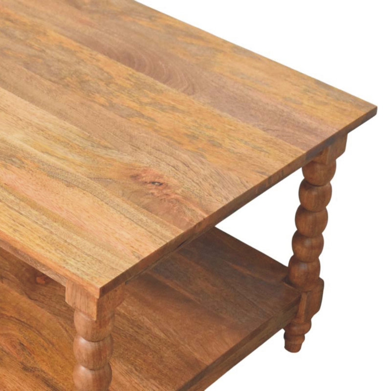 Table basse Barley Twist, 17.7" H x 43.3" W x 23.6" D