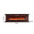 78.74"Brown Solid Wood Simulated Flame TV Cabinet Heating Electric Fireplace-669473652
