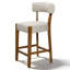 Tabouret de bar 26 po à hauteur de comptoir avec structure en bois massif-408770089-408770198