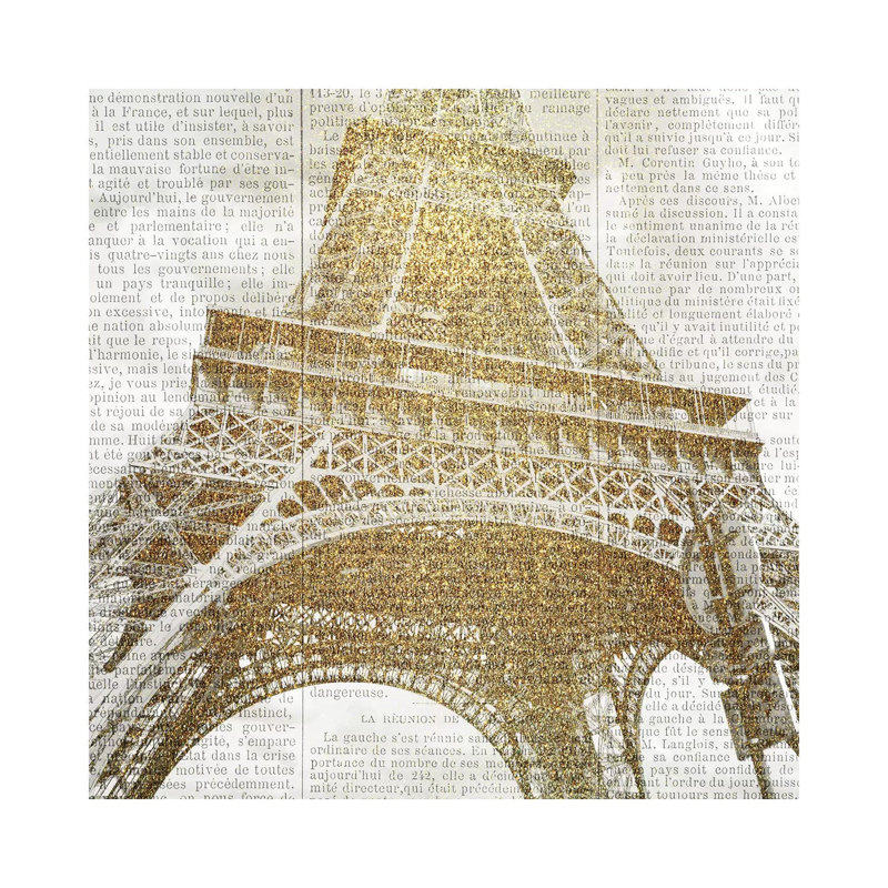 Love Paris 2 by Kimberly Allen - Wrapped Canvas Print, 93.98cm H x 93.98cm W x 1.91cm D