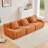 Teddy Fabric Modual Sofa,No Assembly-871184146-871184149-871184151