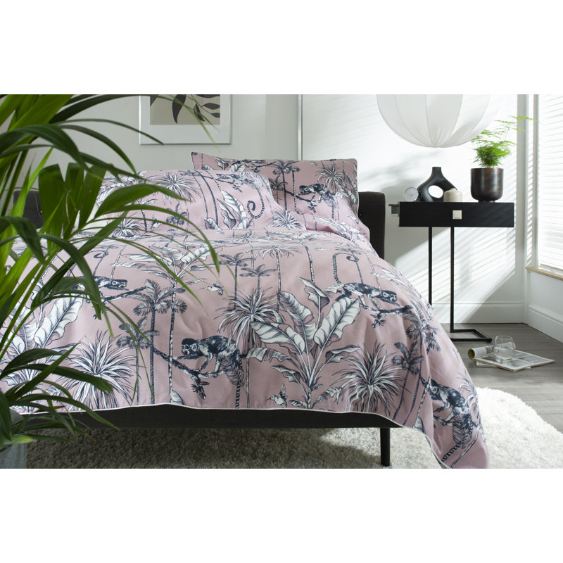 Cotton Wildlife Duvet Cover Set with Pillowcases, Double - 2 Standard Pillowcases