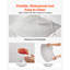 Dalles de plafond en PVC 24 x 24 po (61 x 61 cm), paquet de 12, aspect marbre blanc, panneau en mousse PVC, fixation sur grille, résistant à l'eau, découpe flexible, facile à nettoyer, finition décorative moderne pour la maison et les bureaux.
